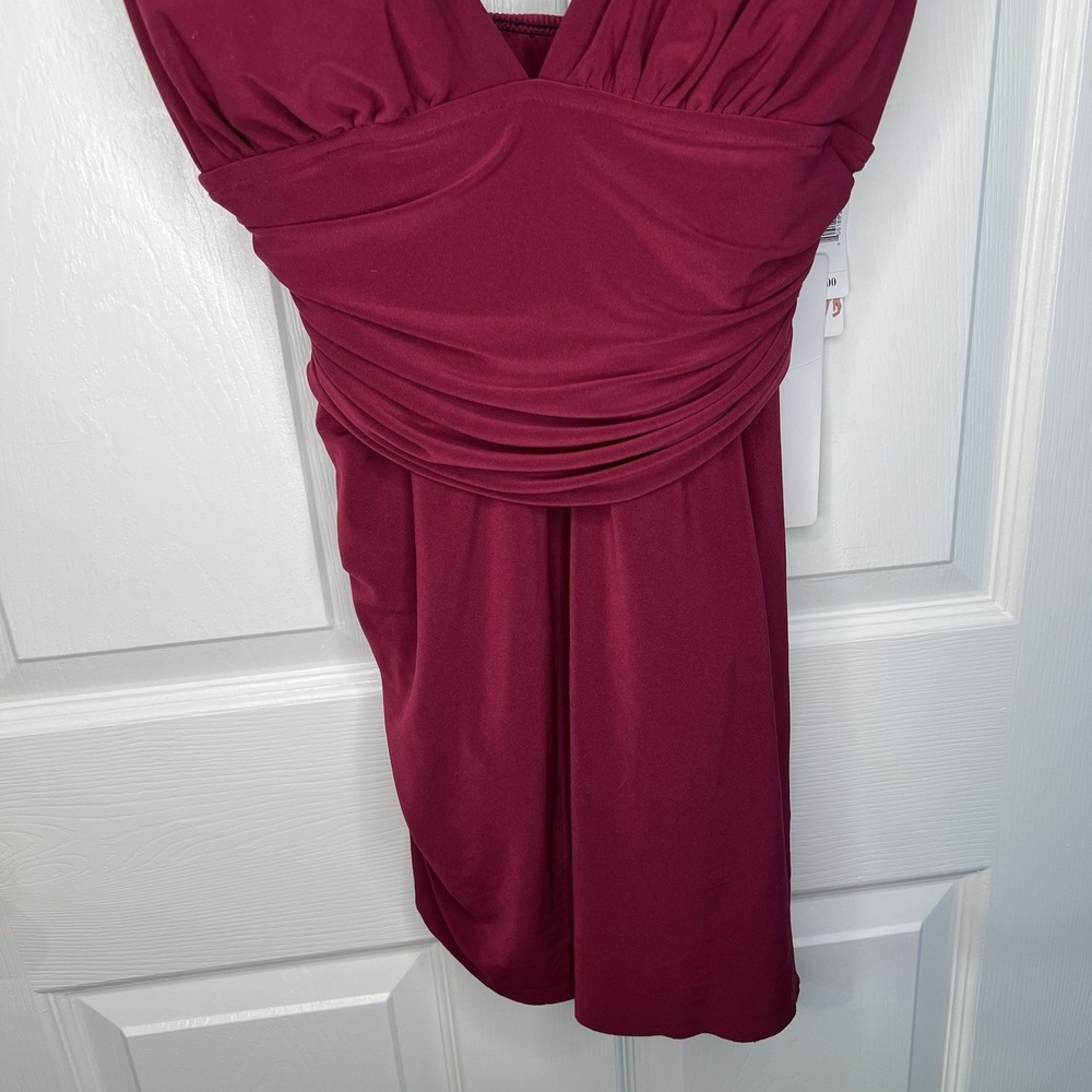 Magicsuit Maroon Size 10 Celine Convertible Swim Dress NWT - Picture 3 of 9
